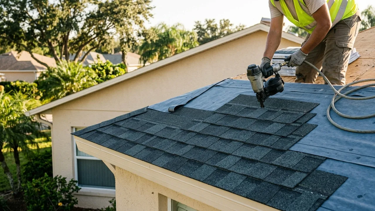 Roof replacement in Fort Myers: asphalt shingle roof, tile and metal options